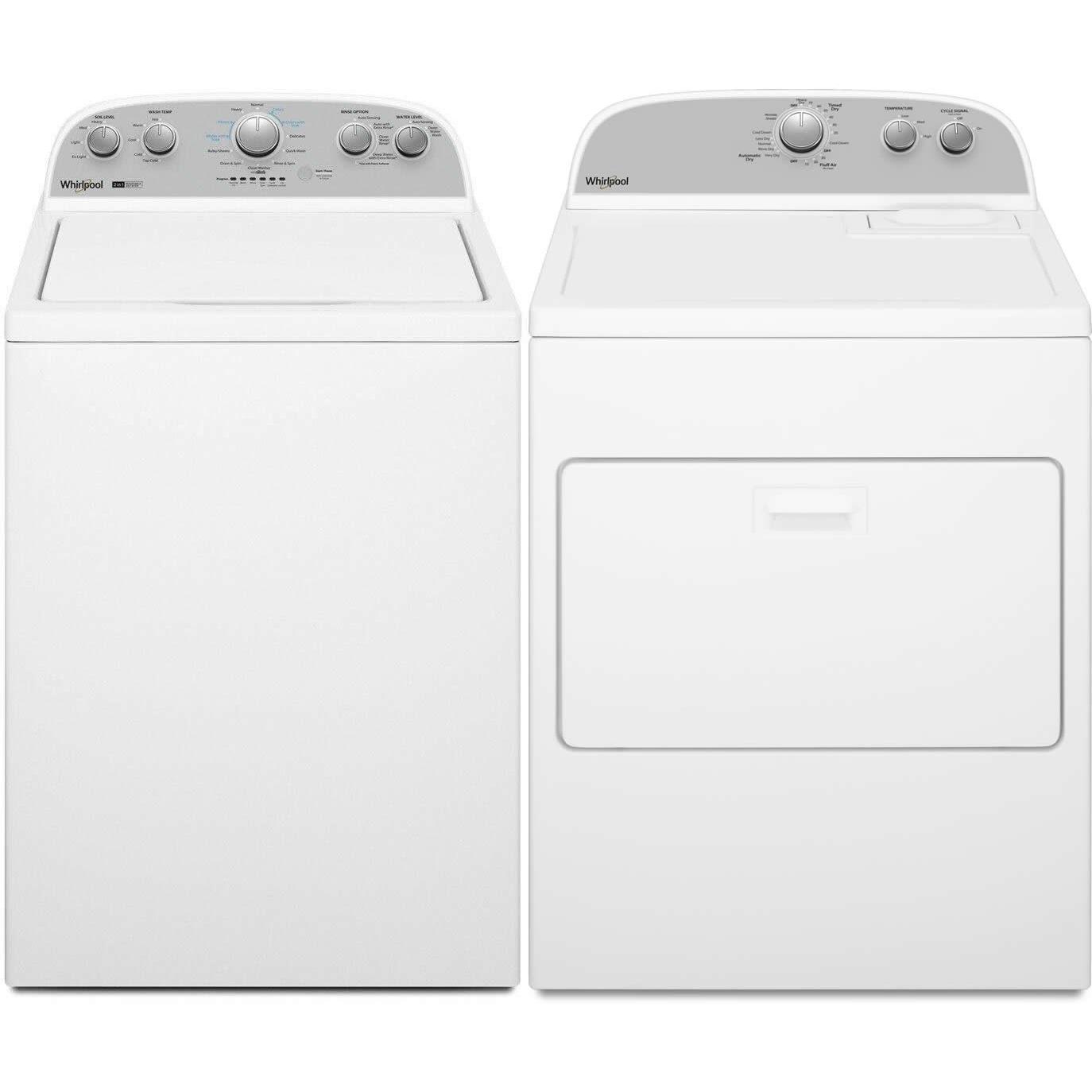 Washer and dryer set available for lease from TGM Washers